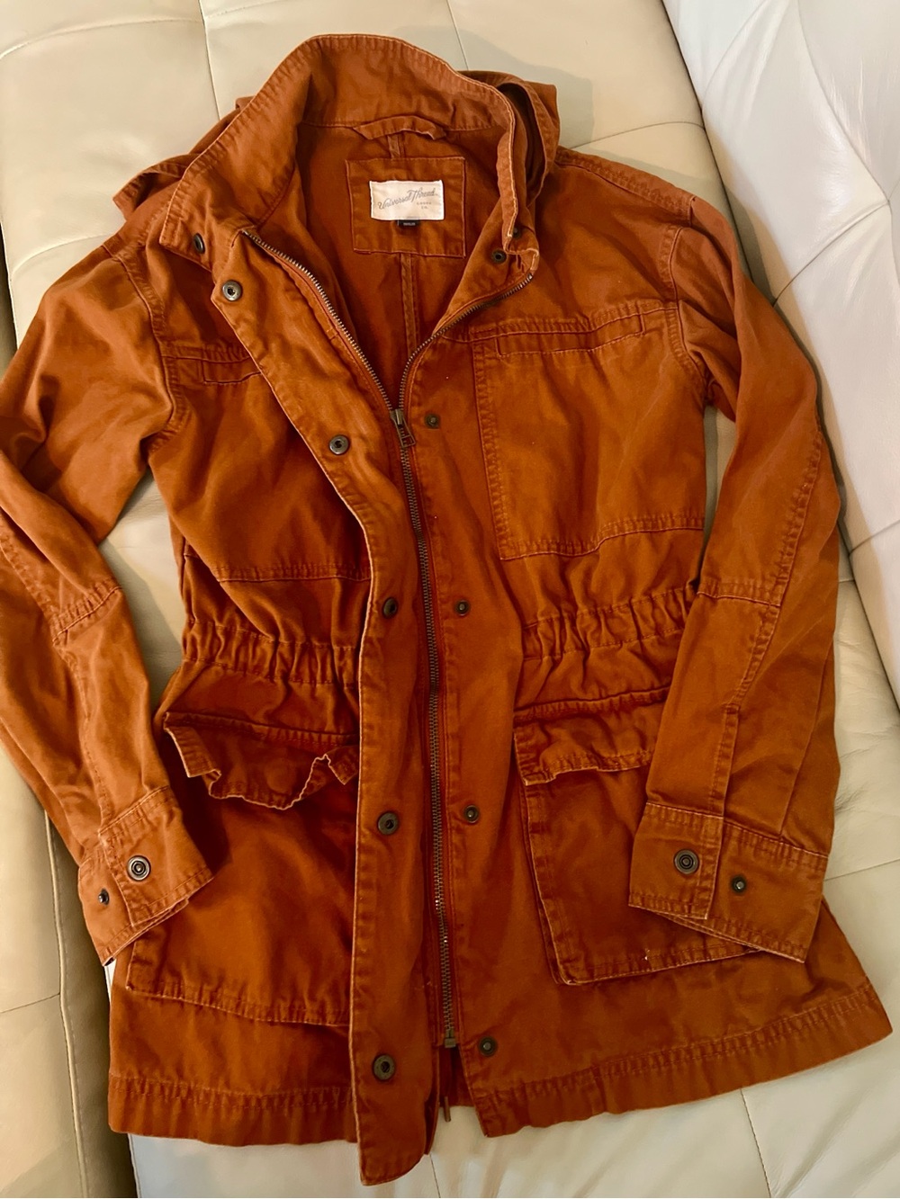 Universal Thread Women's Rust Orange Utility Jacket XS - Picture 13 of 14